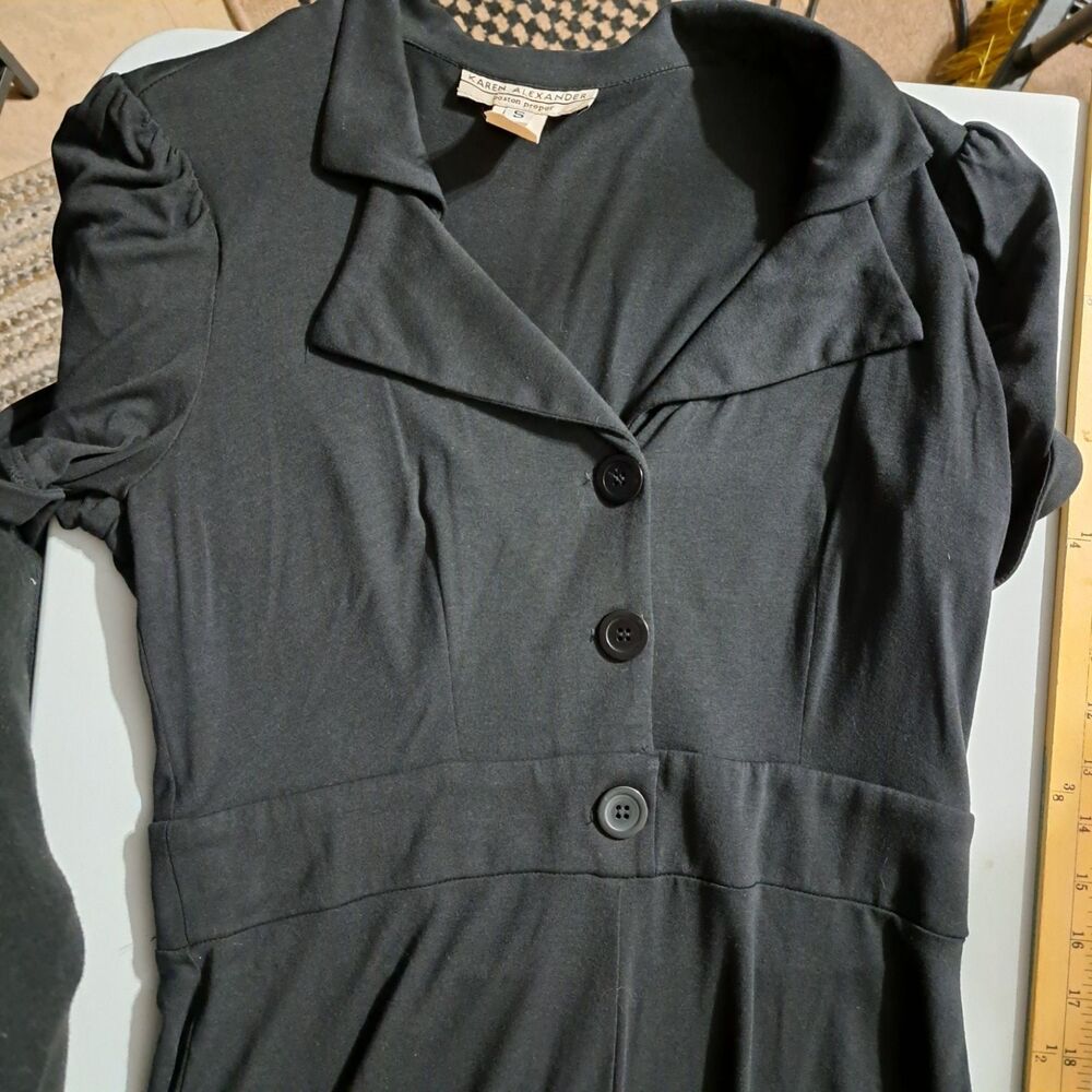 Karen Alexander Boston Proper Dress Women's Size s Deep V Neck T Shirt - Picture 5 of 6